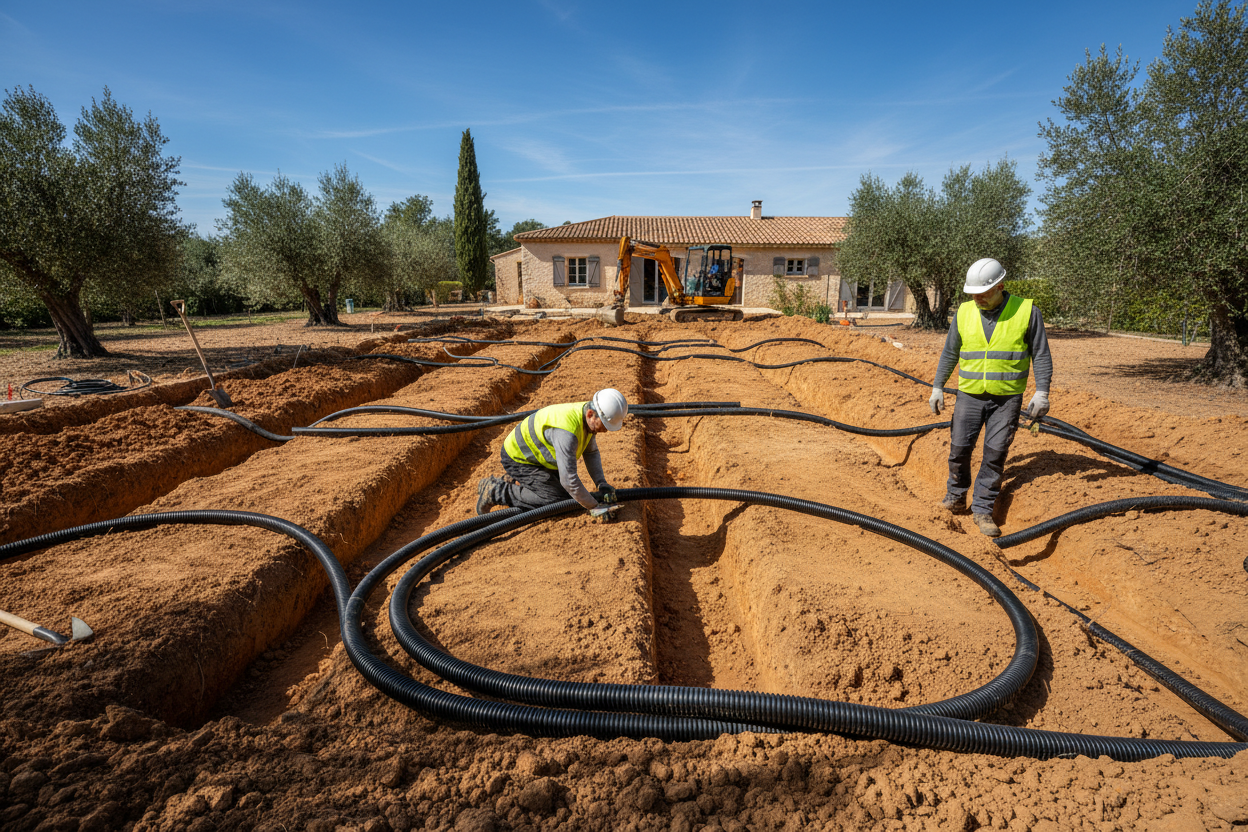 Pompe à chaleur géothermique à Salon-de-Provence