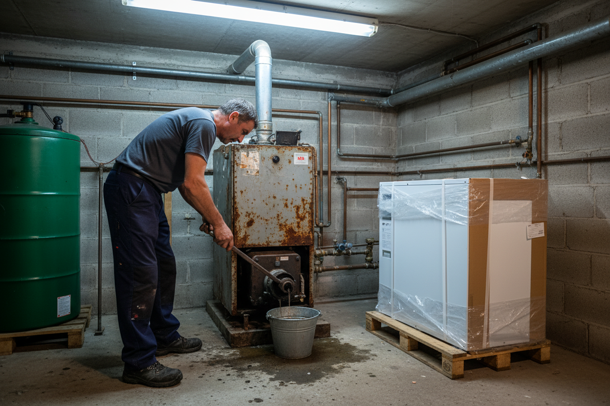 Remplacement de chaudière par pompe à chaleur à Salon-de-Provence